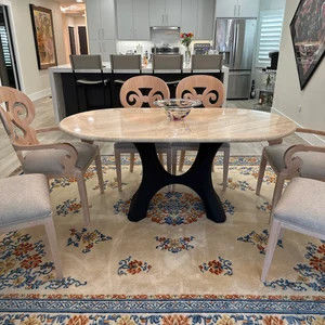 Customer photo review of Metal Table Base - 208 Haru - 40W, 16H inch - Flowyline