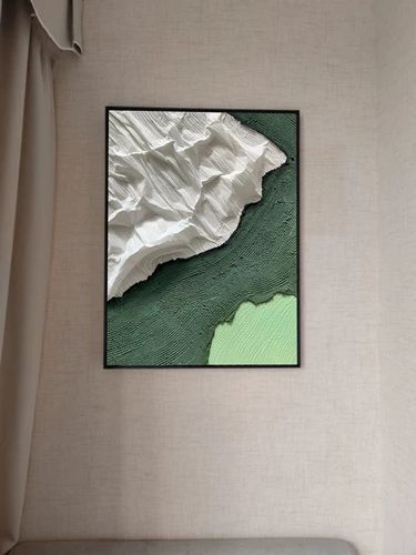 Customer review photo for Plaster Art Texture Painting #SG004
