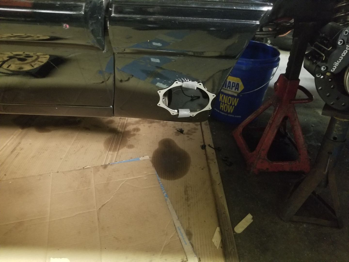 Customer photo review of Stainless Steel Exhaust Trim Ring (Single, 3"-5")