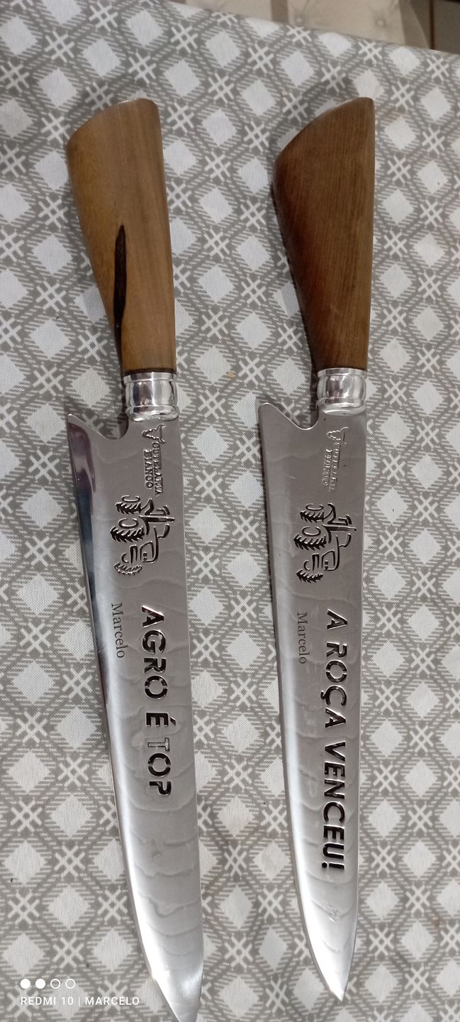 Customer photo review of Faca Artesanal Agro É TOP