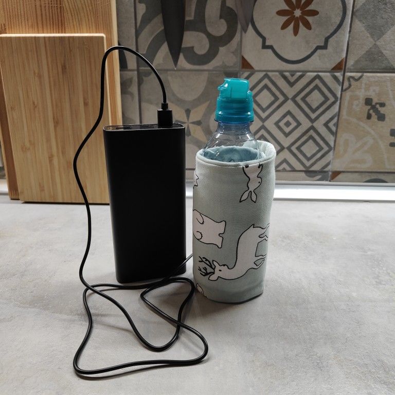 Customer photo review of Chauffe biberon portable USB - Passion Bébé