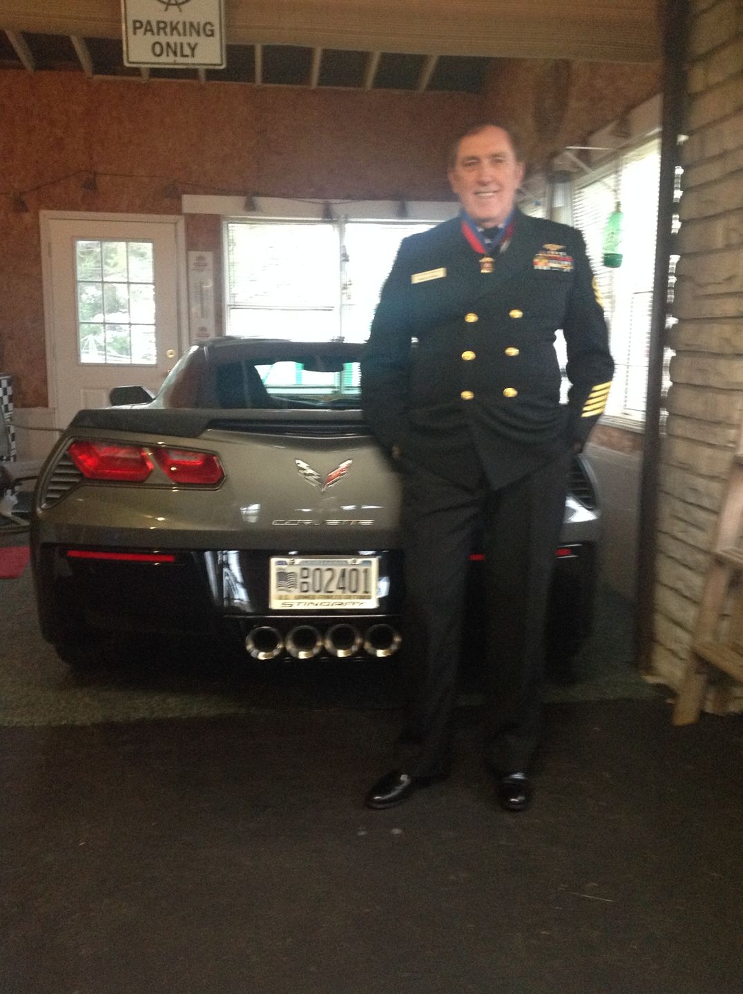 Customer photo review of Chevrolet Corvette C8 Z51 Wickerbill Rear Trunk Spoiler