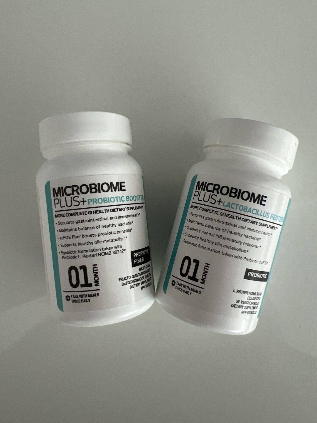 Customer photo review of Probiotic Prebiotic for Heart Health & Bloating | Microbiome Plus+