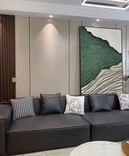 Customer review photo for Plaster Art Texture Painting #SG005