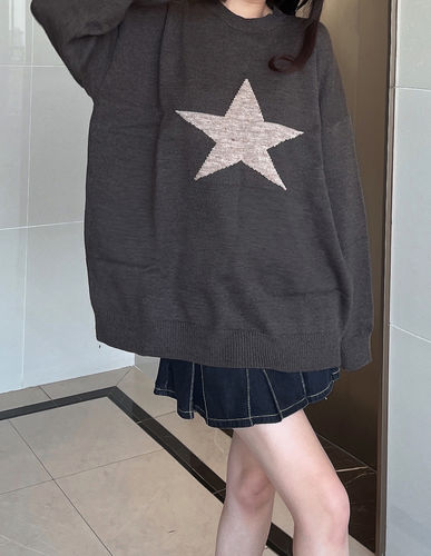 Customer photo review of Downtown Girl Star Sweater