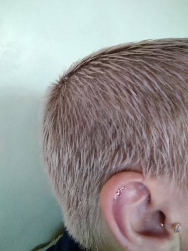 Customer photo review of Piercing Maëline Or Rose