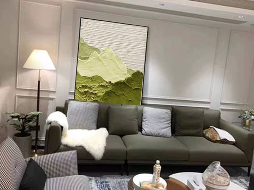 Customer review photo for Plaster Art Texture Painting #SG026