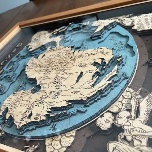 Customer photo review of 3D DISCWORLD MAP