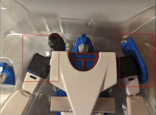 Customer photo review of Transform Element TE-03 TE03 Phantom (MP Size, Mirage) 16cm / 6.3"