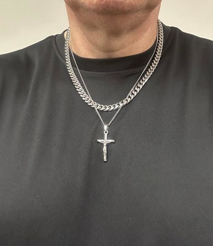 Customer photo review of Crucifix (Silver)
