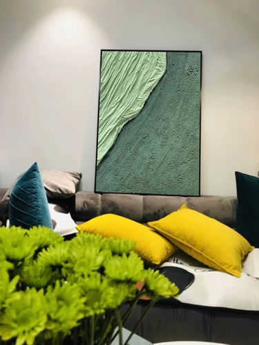 Customer review photo for Plaster Art Texture Painting #SG002