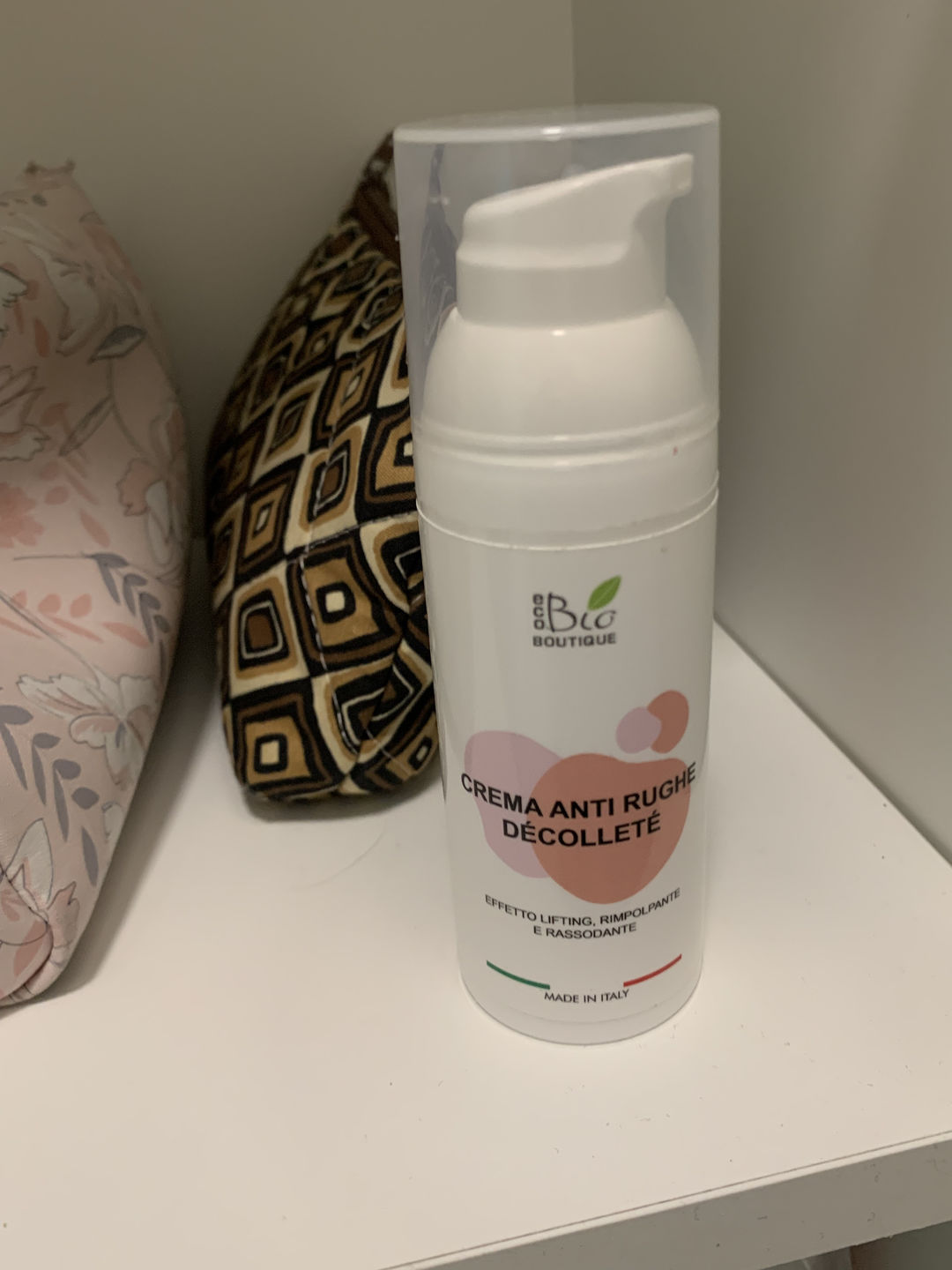 Customer photo review of Crema Anti Rughe Décolleté