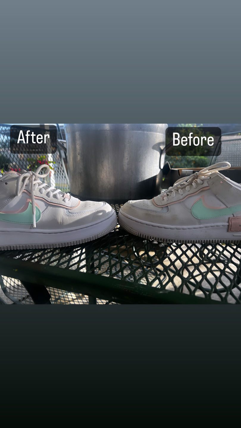 Customer photo review of Sneaker Care Kit