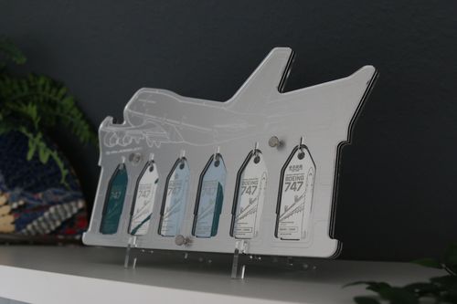 Customer photo review of ©TAGDISPLAYsystem TDS_747 - 400 series for Aviation tags