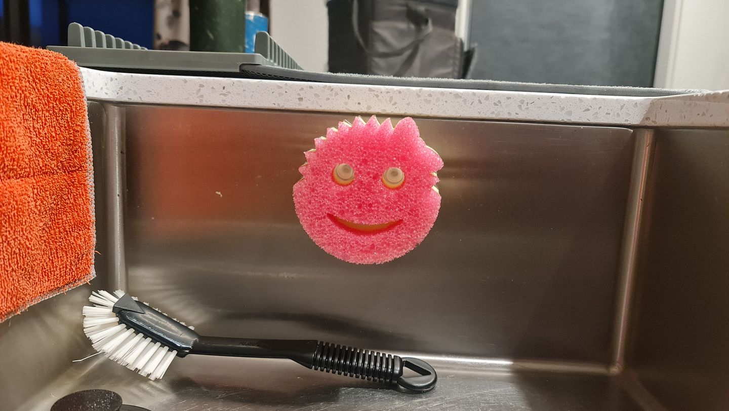 Customer photo review of Scrub Daddy Caddy