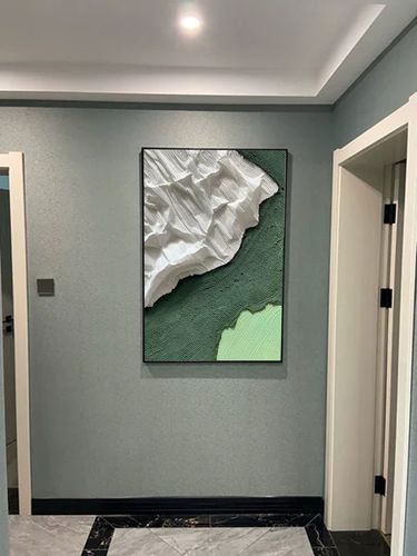 Customer review photo for Plaster Art Texture Painting #SG004
