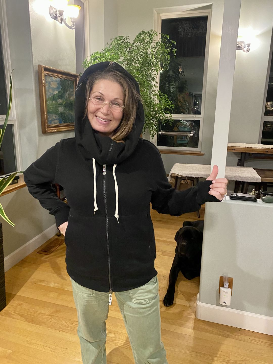 Customer photo review of THE CASEY FLEECE
