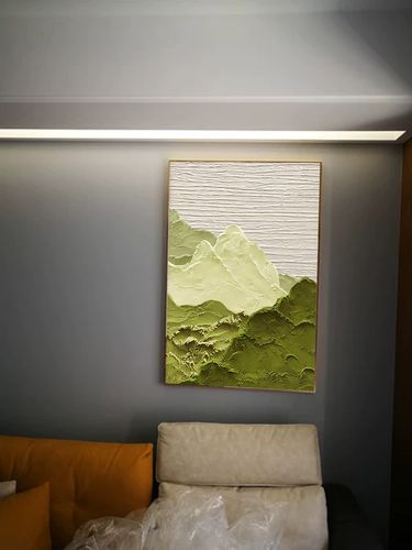 Customer review photo for Plaster Art Texture Painting #SG026