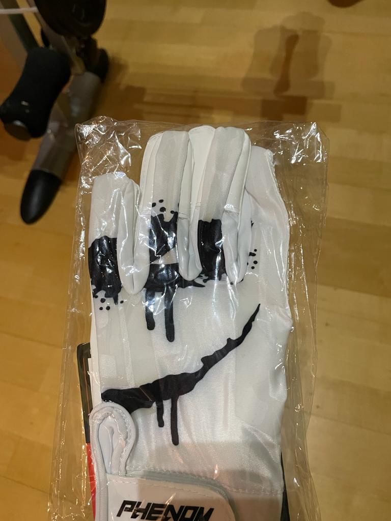 Customer photo review of Phenom Elite Sinister Football Gloves - VPS1