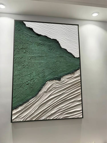 Customer review photo for Plaster Art Texture Painting #SG005