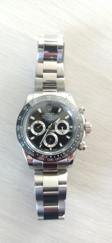 Customer photo review of Replica Rolex Daytona 116500LN Silver Black