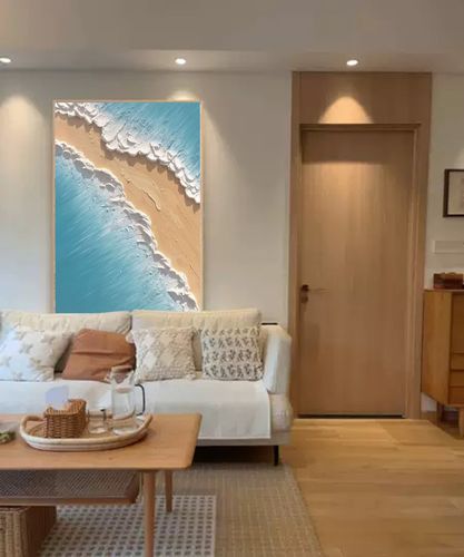Customer review photo for Plaster Art Texture Painting #SG023