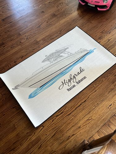 Customer photo review of Custom Digital Boat Artwork