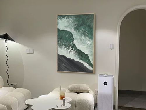 Customer review photo for Plaster Art Texture Painting #SG020