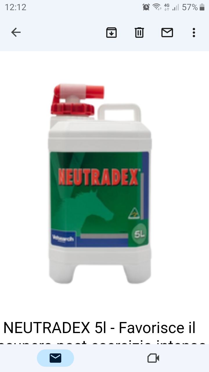 Customer photo review of NEUTRADEX 5l - Favorisce il recupero post esercizio intenso