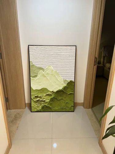 Customer review photo for Plaster Art Texture Painting #SG026