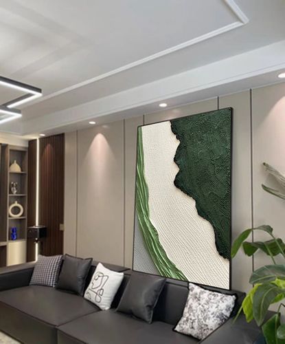 Customer review photo for Plaster Art Texture Painting #SG001