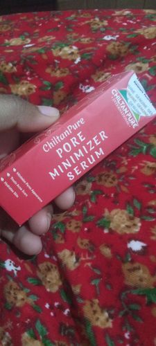 Customer photo review of Pore Minimizer Serum – Hydrate Skin, Anti – Ageing, Treat Acne Scars & Minimize Pores Appearance