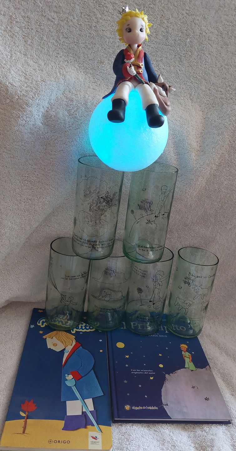 Customer photo review of El Principito Juego de 6 Vasos