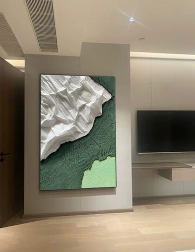 Customer review photo for Plaster Art Texture Painting #SG004