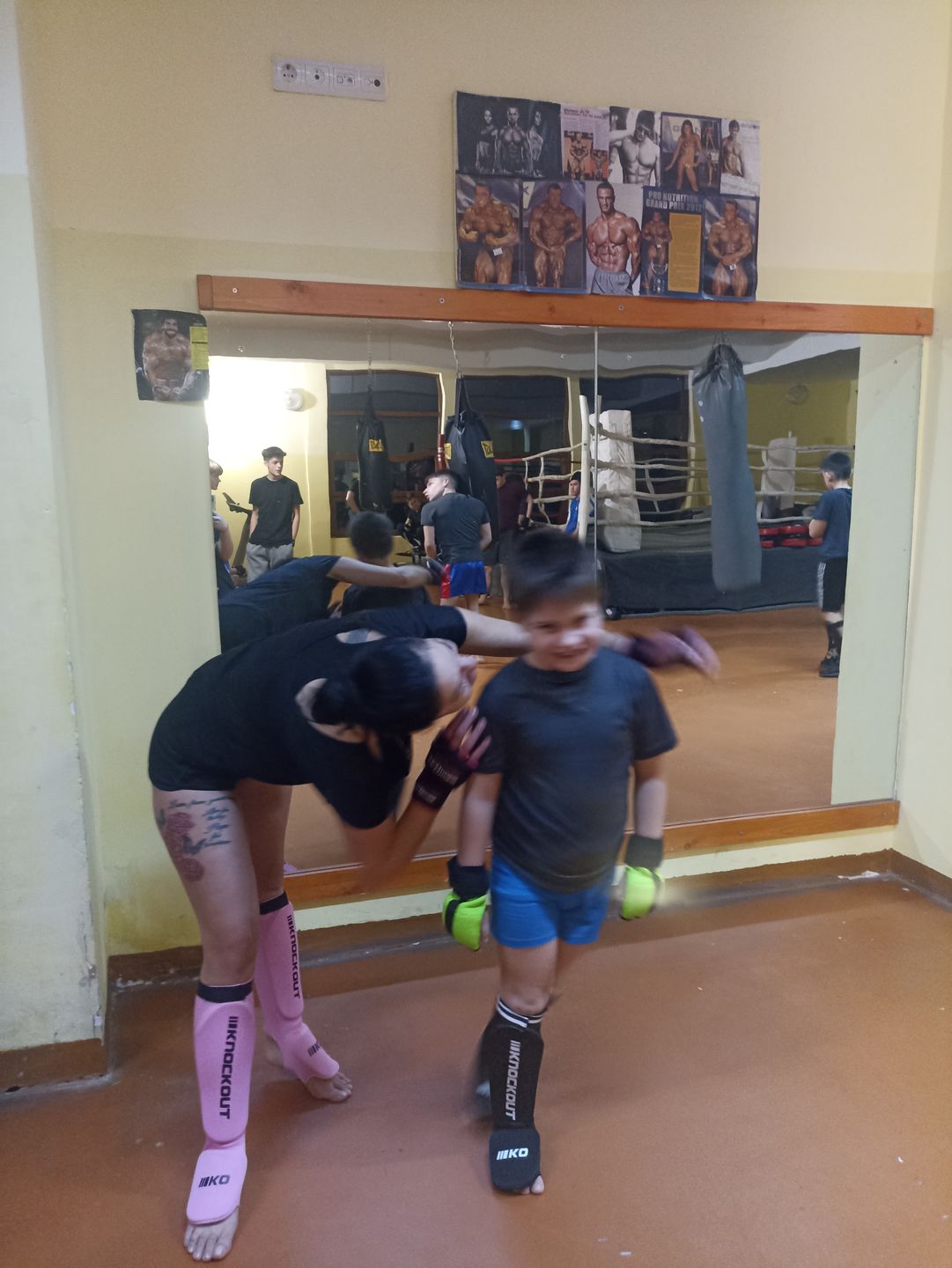 Customer photo review of Tibiere Kickbox Knockout Ciorap Copii Mici