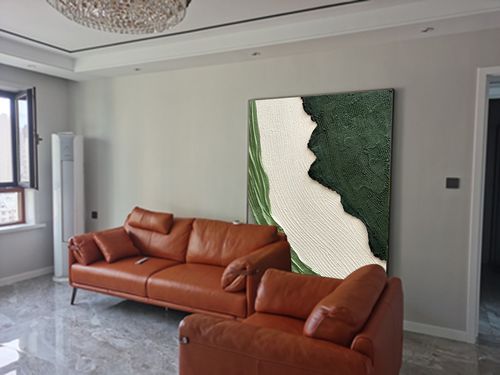 Customer review photo for Plaster Art Texture Painting #SG001