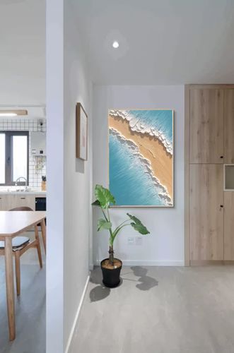 Customer review photo for Plaster Art Texture Painting #SG023
