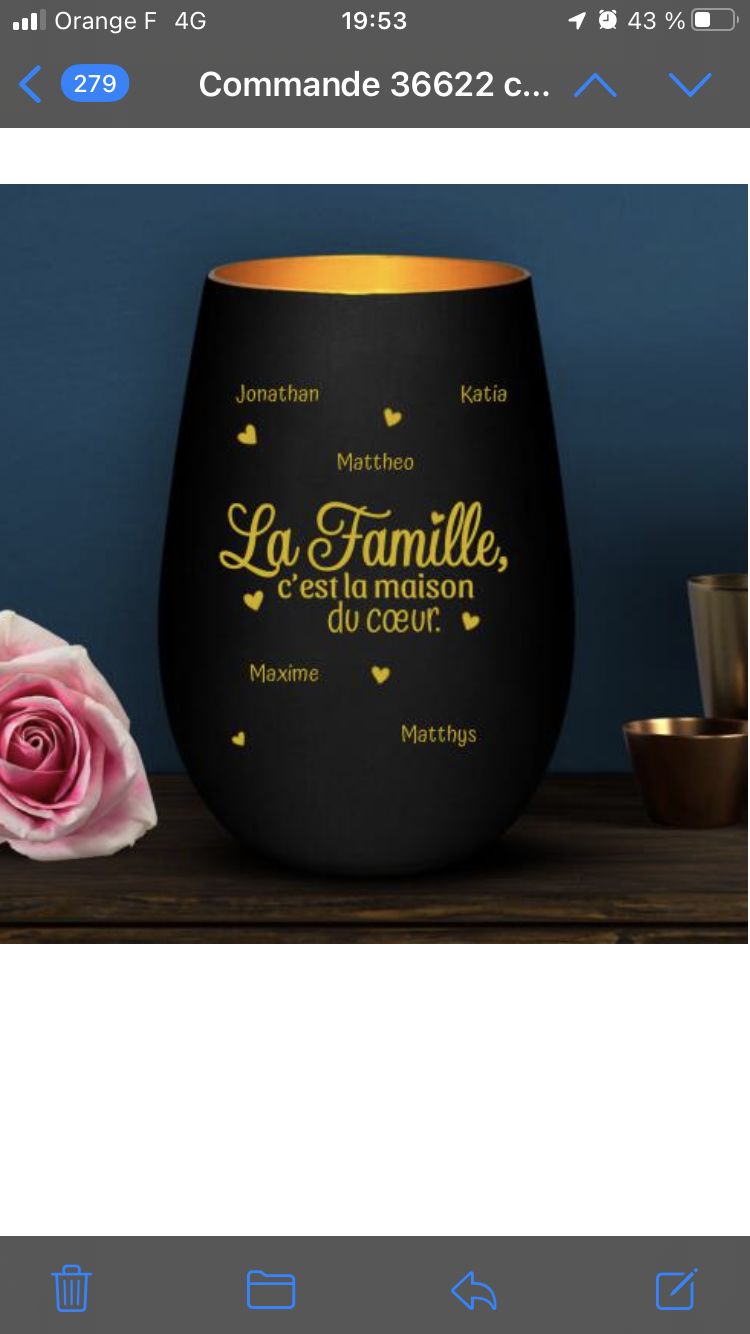 Customer photo review of La maison du cœur - Famille-Photophore