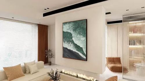 Customer review photo for Plaster Art Texture Painting #SG020