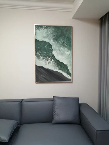 Customer review photo for Plaster Art Texture Painting #SG020