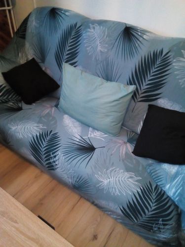 Customer photo review of Green Jungle - 2 pièces - Housses extensibles de coussin 45 CM X 45 CM