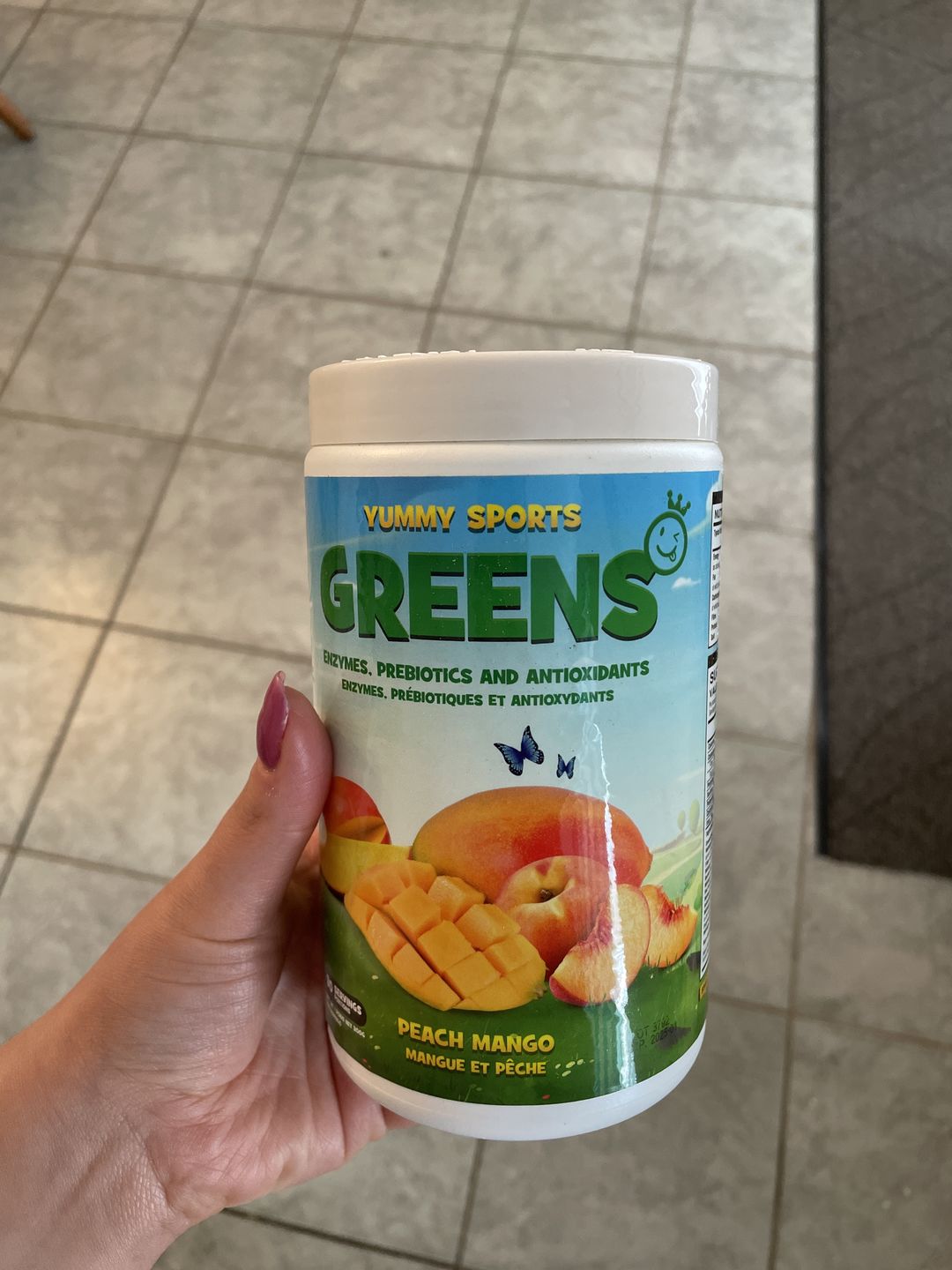 Customer photo review of Yummy Sports - Greens - 300g
