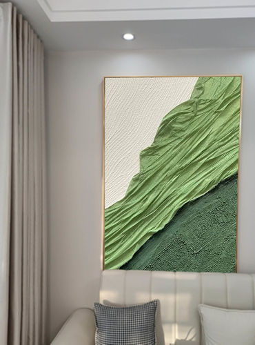 Customer review photo for Plaster Art Texture Painting #SG003
