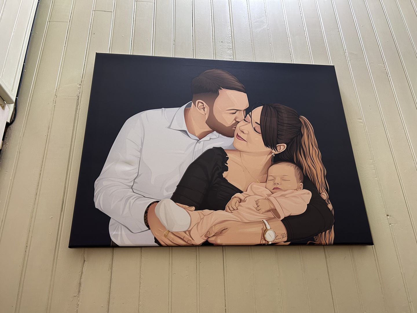 Customer photo review of Portrait Pop-Art ( sur toile )