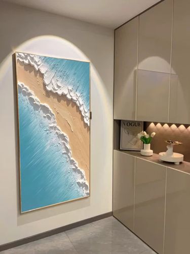 Customer review photo for Plaster Art Texture Painting #SG023