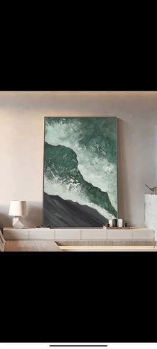 Customer review photo for Plaster Art Texture Painting #SG020