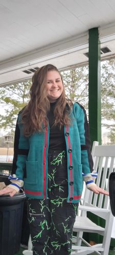 Customer photo review of #1 Hero Cardigan