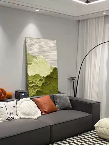 Customer review photo for Plaster Art Texture Painting #SG026