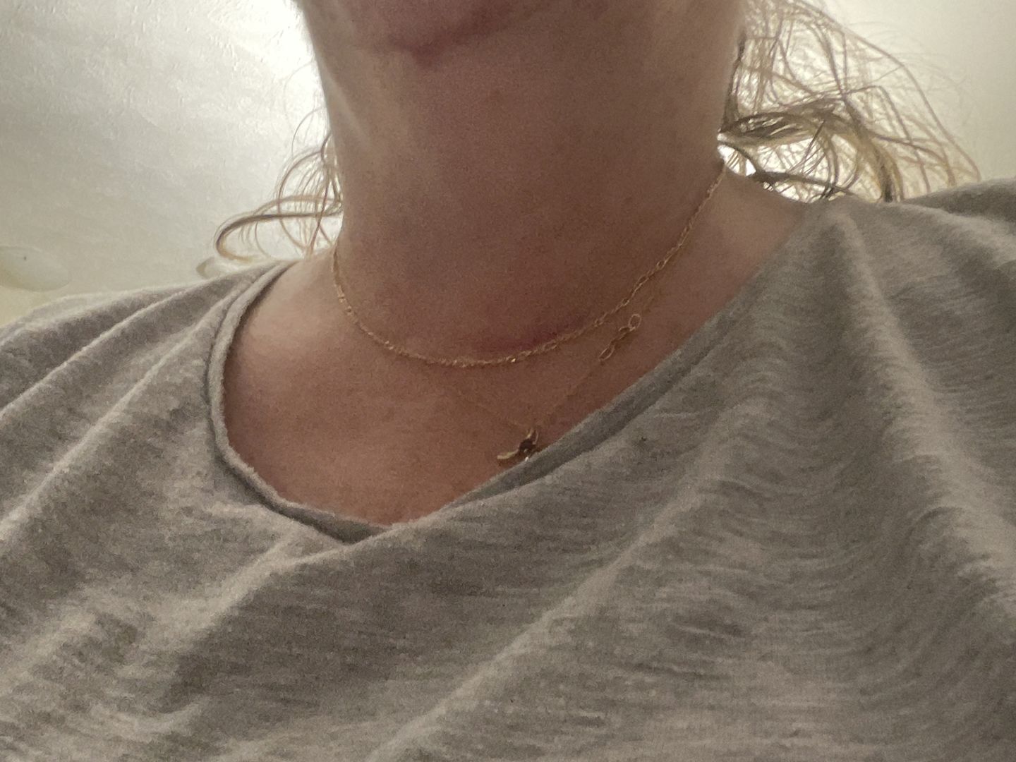 Customer photo review of Slim Figaro Chain Necklace
