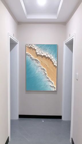 Customer review photo for Plaster Art Texture Painting #SG023